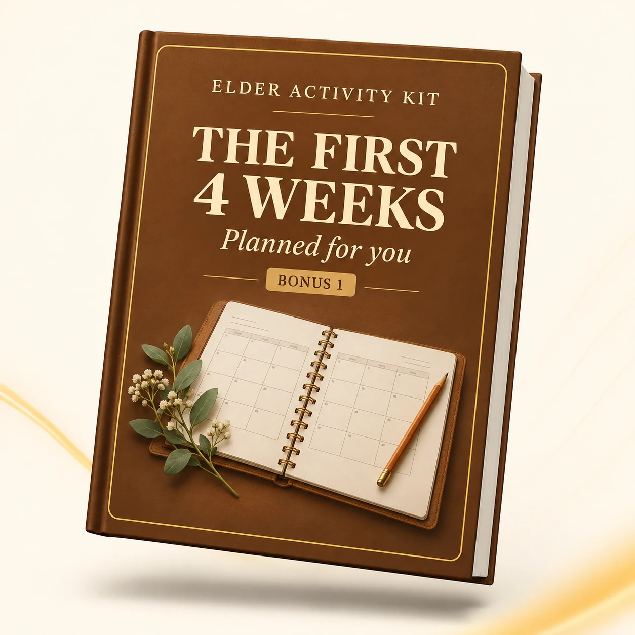 The First 4 Weeks — Planned for you, bonus guide cover